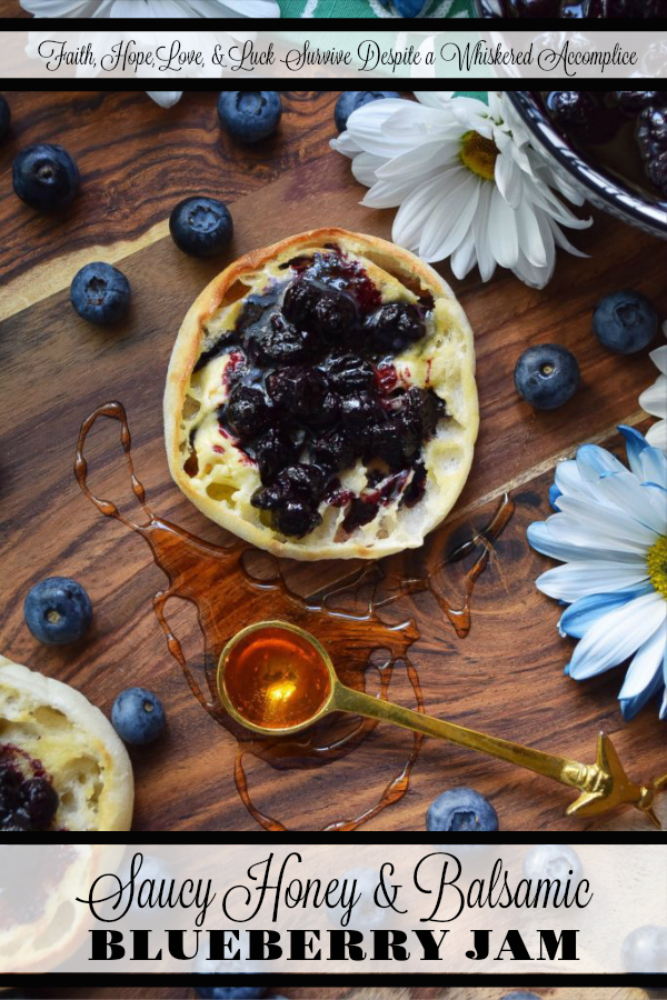 Saucy Honey & Balsamic Blueberry Jam - There's nothing quite like homemade jam, although sometimes it can be just a little too sweet, as well as a little too thick in texture. This saucy jam uses honey and balsamic vinegar to give it just the right amount of sweetness and is cooked for a shorter amount of time, resulting in a saucelike consistency. It's perfect for spooning over desserts, like ice cream or cake, or even onto warm breakfast toast, biscuits, or muffins.