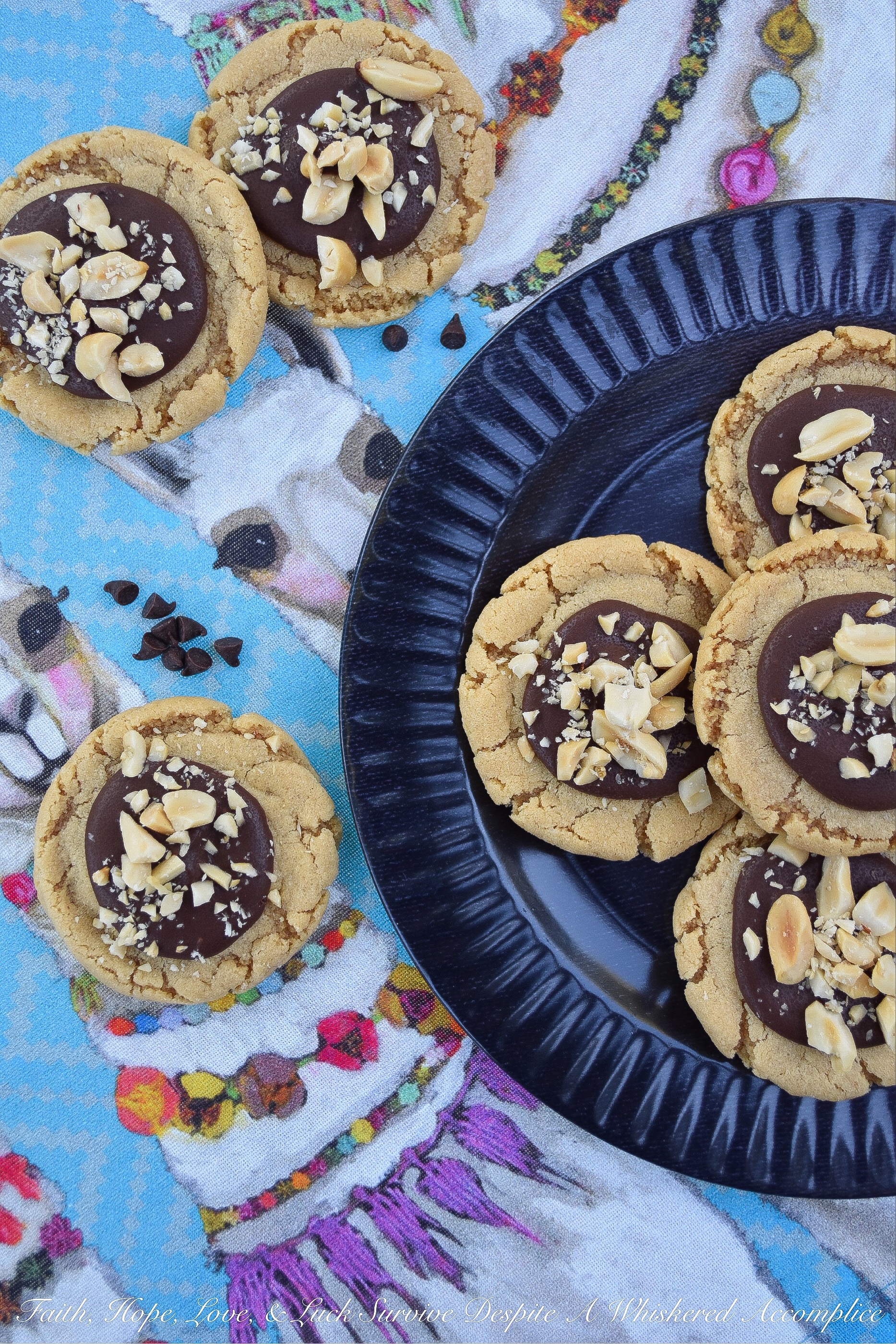 Classic Peanut Butter Chocolate-Filled Cookies