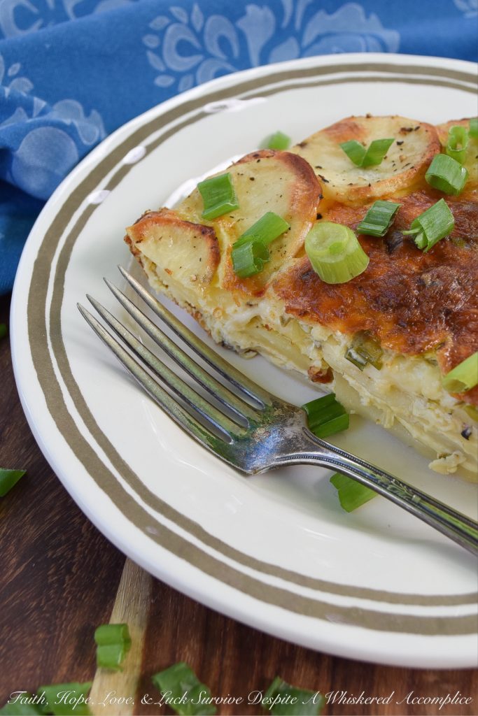 Pepper Jack Quiche with a Potato Crust - Not only is this quiche delicious, but it's also a very affordable meal to serve to a family of four or more. Its flavor comes from the slight spiciness of the pepper jack cheese, and the sliced potatoes, used for the crust, help create a meal that not only tastes great but is also very filling. And, if you're serving more than four people, you can easily serve it alongside your favorite green vegetable or salad to spread the quiche out even further.