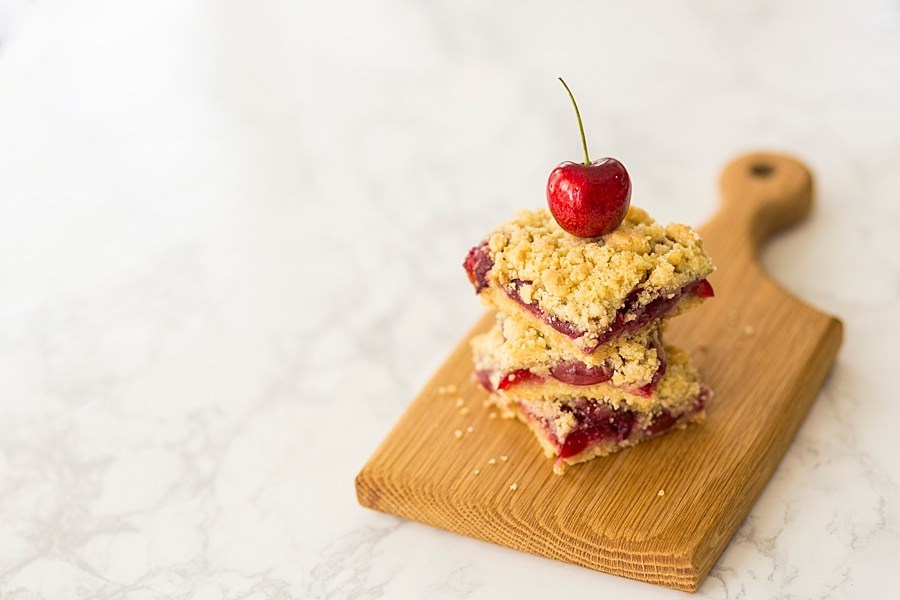 Cherry Pie Crumb Bars - The Hurried Hostess - Welcome to Friday! Friday! Friday! Favorites! Each Friday we'll be sharing our favorite recipes of the week from other fabulous food bloggers, so make sure to visit and see what tasty over-the-top dishes we're most excited about.