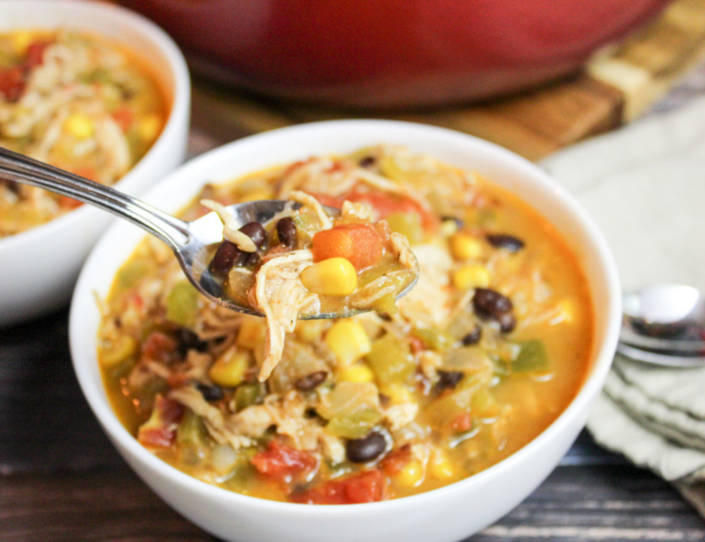 Easy Chicken Enchilada Soup - Cheese Curd In Paradise - Welcome to Friday! Friday! Friday! Favorites! Each Friday we'll be sharing our favorite recipes of the week from other fabulous food bloggers, so make sure to visit and see what tasty over-the-top dishes we're most excited about.