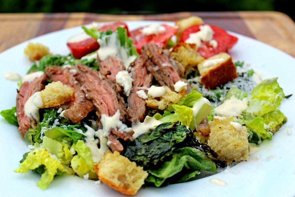 Grilled Steak Caesar Salad - The Mountain Kitchen - Welcome to Friday! Friday! Friday! Favorites! Each Friday we'll be sharing our favorite recipes of the week from other fabulous food bloggers, so make sure to visit and see what tasty over-the-top dishes we're most excited about.