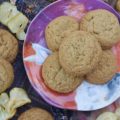 Chewy Brown Sugar Apple Chip Cookies - These extra-large apple-flavored cookies are the perfect blend of sweetness and chewiness, thanks to the brown sugar and finely crushed apple chips which they contain. The only problem with these sweet chewy cookies is that they are almost too good to resist.