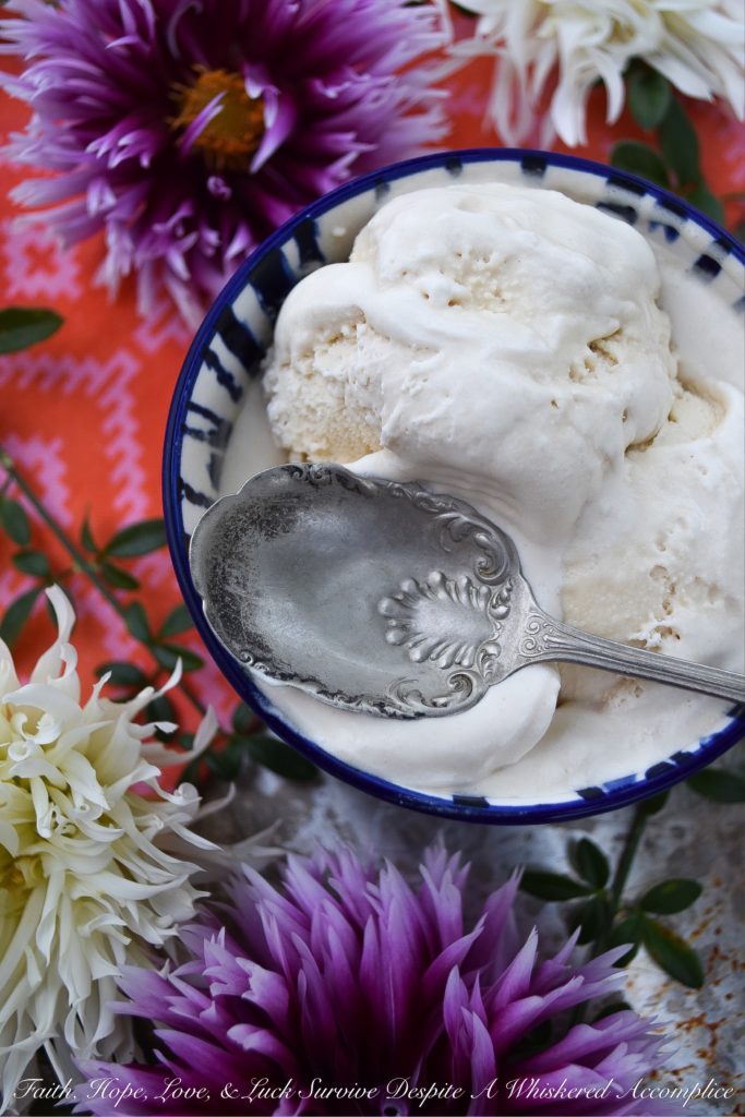 Buttery Apple Cider Tea-Infused Ice Cream - This tea-infused ice cream is one seriously amazing, buttery, frozen, hot apple cider, sweet, dreamy experience. Just imagine hot apple cider tea with a touch of butter, the perfect sweetness, and a whole lot of cream. Now imagine it frozen. I guarantee you won't be able to put your spoon down. You may even find yourself licking the bowl.
