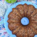Oatmeal Apple Spice Bundt Cake (Cake Mix) - This autumn spiced apple bundt cake uses a spice cake mix as its base, for those of you who are looking to save time yet still bake a delicious cake. With its sweet crunchy oatmeal topping and moist apple-filled cake texture, this delightful cake is sure to become a huge hit, whether you serve it for breakfast, brunch, or dessert.