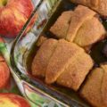 Soda-Glazed Crescent Roll Apple Dumplings - Apple dumplings are by far, one of the best fall desserts, however, they can be a little time-consuming to make. By using crescent rolls for the crust and brown soda or root beer to help make the sauce, you can save time and still have an amazing, apple-filled treat for dessert. Simply put, these sweet crescent roll apple dumplings are dangerously delicious.
