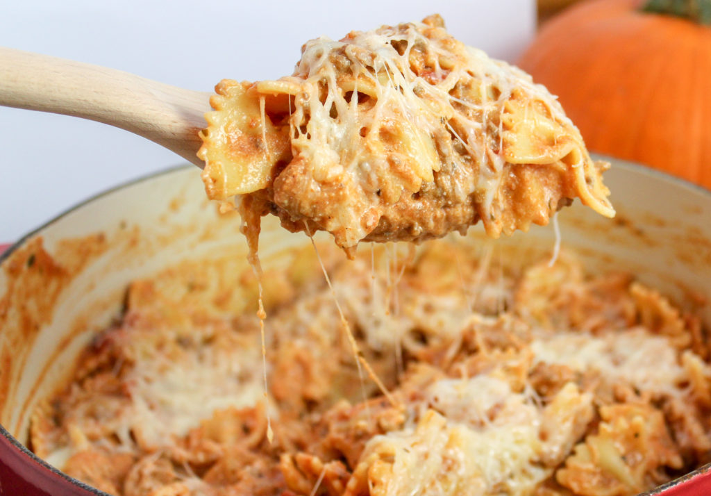 Meaty Bat Wing Pasta - Cheese Curd In Paradise - October 2019 Recipe Round-Up - Now that it's fall and Halloween's right around the corner, we're all looking for a few cute recipes to celebrate the autumn season with. This month's October recipe round-up is packed with tons of spooky sweet and savory recipes to help you and your little goblins get in the holiday spirit.
