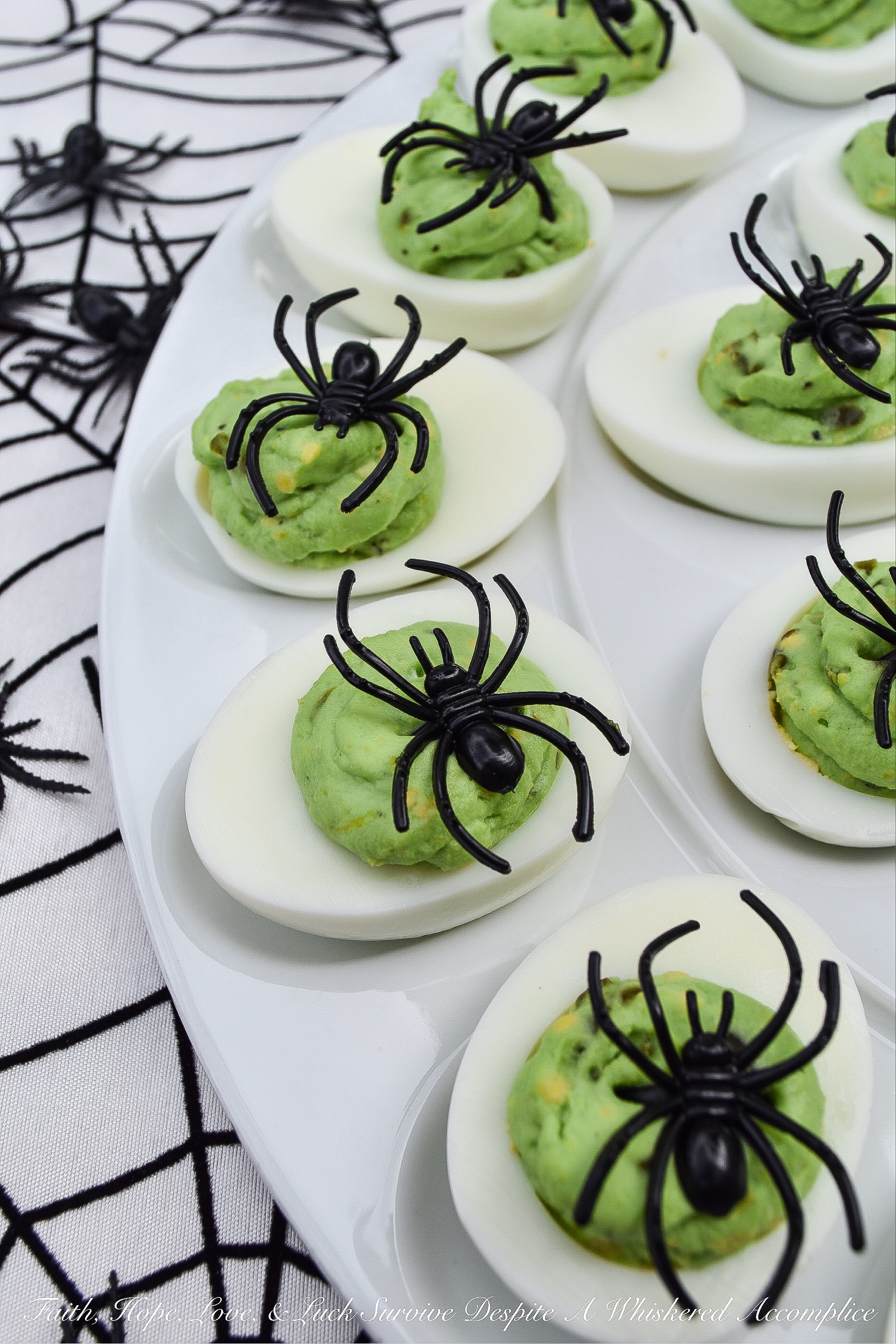 Halloween Monster Mash Jalapeño Deviled Eggs