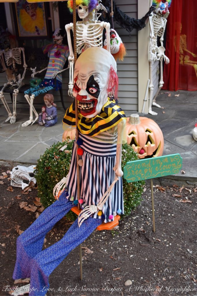 Send in the Creepy Clowns - Halloween 2019 - Welcome to yet another year at The Historic Herndon Halloween House in Herndon, Virginia. Today, we're giving you a behind-the-scenes look at 2019's "Creepy Clowns" Halloween theme. If you're scared of clowns, this is definitely not the place you want to be.