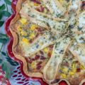 French Pumpkin & Ham Quiche with Brie - Traditional quiche is given a French twist with the addition of Herbes de Provence and creamy brie cheese. And as if that wasn't delicious enough, it's also given a seasonal twist as well with the addition of diced autumn pumpkin. This pumpkin, ham, and brie quiche will definitely make you wish fall could last all year long.