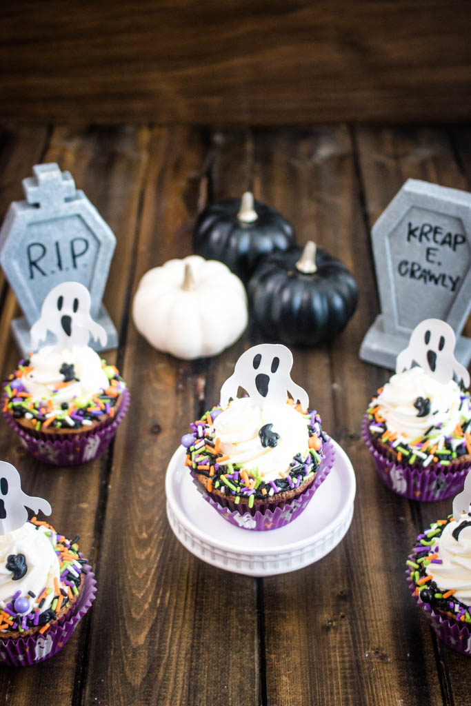 Ghostly Halloween Brownie Cupcakes - Sweet Beginnings - Welcome to Friday! Friday! Friday! Favorites! Each Friday we'll be sharing our favorite recipes of the week from other fabulous food bloggers, so make sure to visit and see what tasty over-the-top dishes we're most excited about.