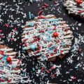 Chocolate Hazelnut Winter Wonderland Cookies - This is truly a chocolate holiday cookie recipe you can make your own. A basic cookie recipe that is a great base to garnish with either milk, dark, or white chocolate. Sprinkle on some finely chopped hazelnuts, sprinkles, or decorative sugar, and you'll have a festive Christmas cookie that tastes as good as it looks.