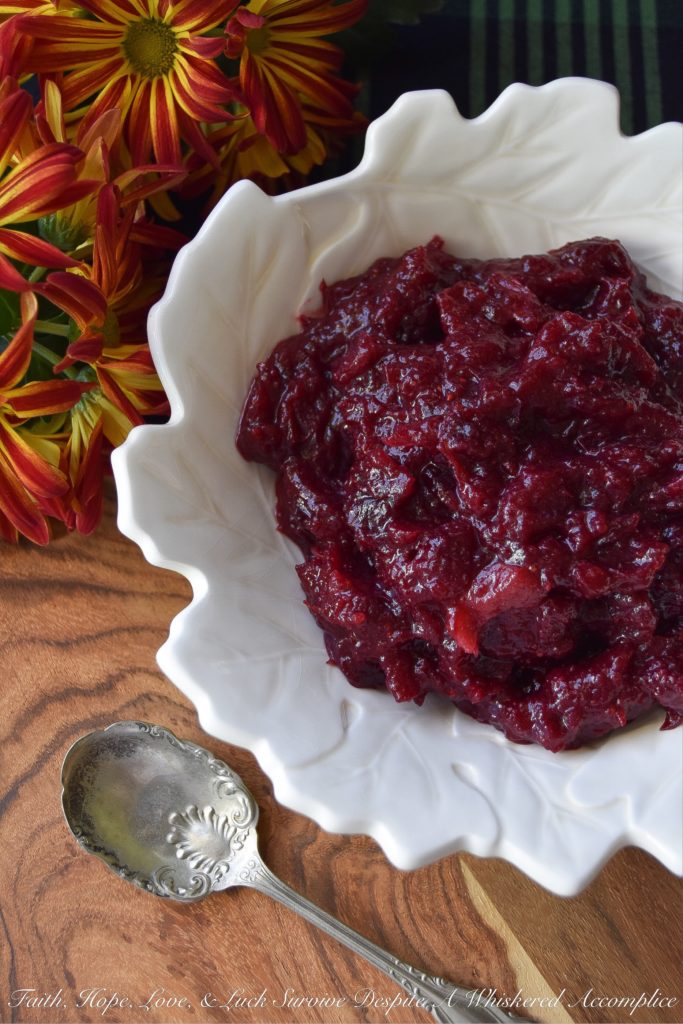 Roasted Maple Bourbon Cranberry Sauce - This roasted cranberry sauce gets its over-the-top flavor from roasting the cranberries with maple syrup, bourbon, and a touch of brown sugar. Simply stir everything together and then place the mixture in a preheated oven. In less than an hour, you'll have some of the most amazing cranberry sauce you've ever tasted. It's the perfect Thanksgiving recipe.