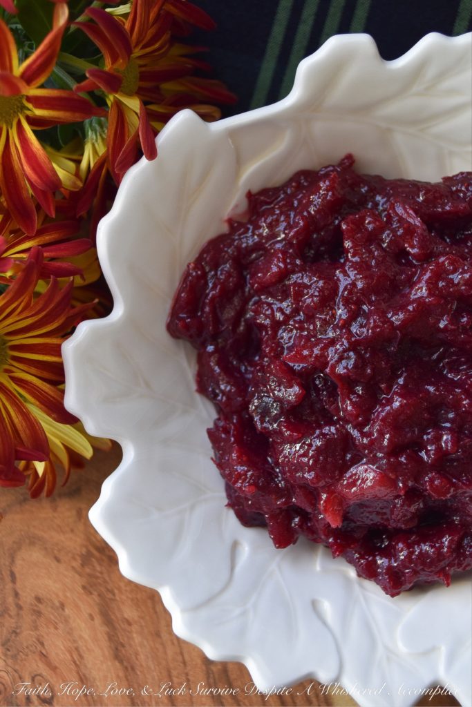 Roasted Maple Bourbon Cranberry Sauce - This roasted cranberry sauce gets its over-the-top flavor from roasting the cranberries with maple syrup, bourbon, and a touch of brown sugar. Simply stir everything together and then place the mixture in a preheated oven. In less than an hour, you'll have some of the most amazing cranberry sauce you've ever tasted. It's the perfect Thanksgiving recipe.