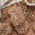 Soft Cinnamon Apple Pecan Cookies - Every holiday cookie platter needs a nutty cookie to make it complete. This apple and pecan cinnamon iced cookie is that cookie. If you like soft, sweet, crunchy, fruity, cinnamon packed Christmas cookies, this is one recipe you're absolutely going to love.