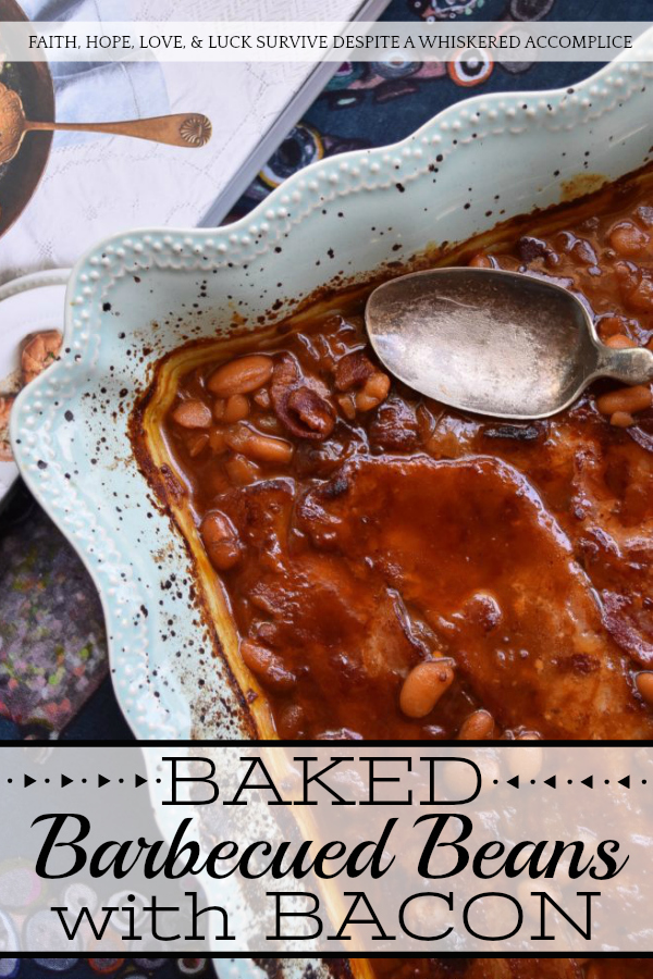 Baked Barbecued Beans with Bacon - Are you ready to enjoy the best baked beans you've ever tasted? These barbecued beans, made using canned great northern beans, will simply knock your socks off. Yes, they're just that good. It must have something to do with the bacon, diced onion, molasses, brown sugar, ketchup, and seasonings used to make them. You'll never buy canned baked beans again.