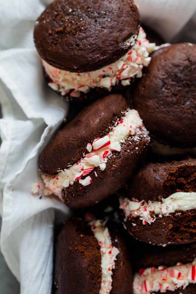 Candy Cane Whoopie Cookies - Strawberry Blondie Kitchen - Welcome to Friday! Friday! Friday! Favorites! Each Friday we'll be sharing our favorite recipes of the week from other fabulous food bloggers, so make sure to visit and see what tasty over-the-top dishes we're most excited about.