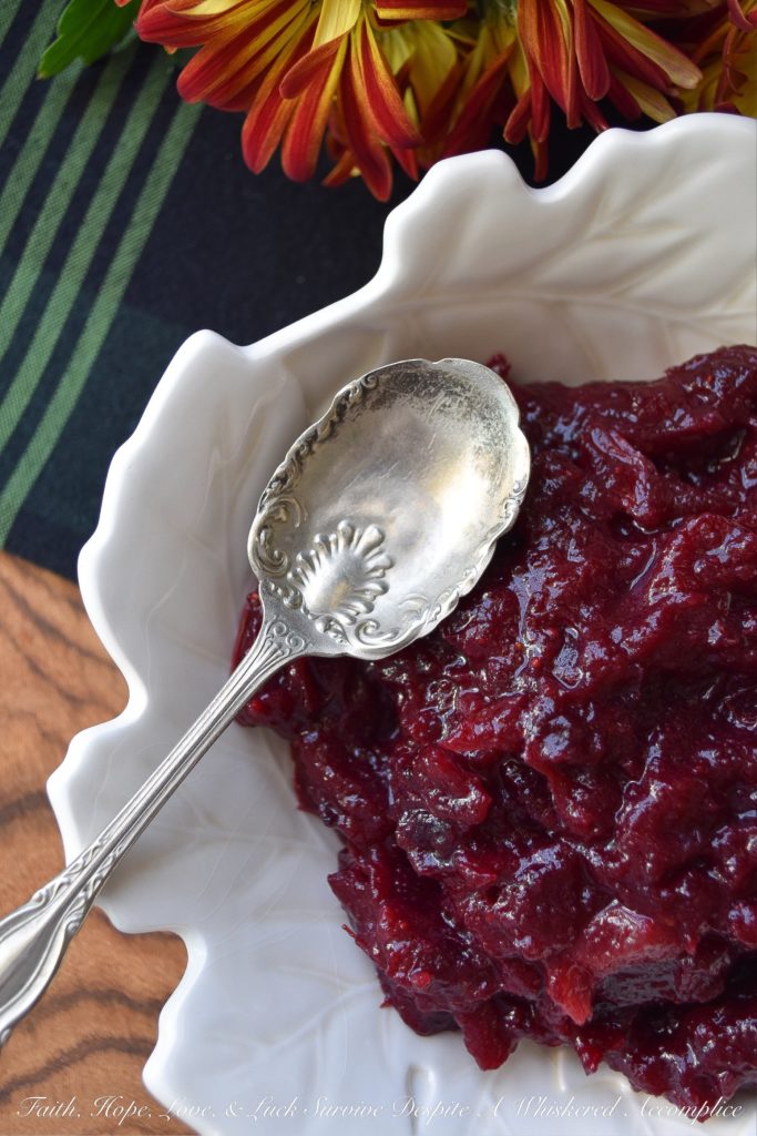 Roasted Maple Bourbon Cranberry Sauce - This roasted cranberry sauce gets its over-the-top flavor from roasting the cranberries with maple syrup, bourbon, and a touch of brown sugar. Simply stir everything together and then place the mixture in a preheated oven. In less than an hour, you'll have some of the most amazing cranberry sauce you've ever tasted. It's the perfect Thanksgiving recipe.