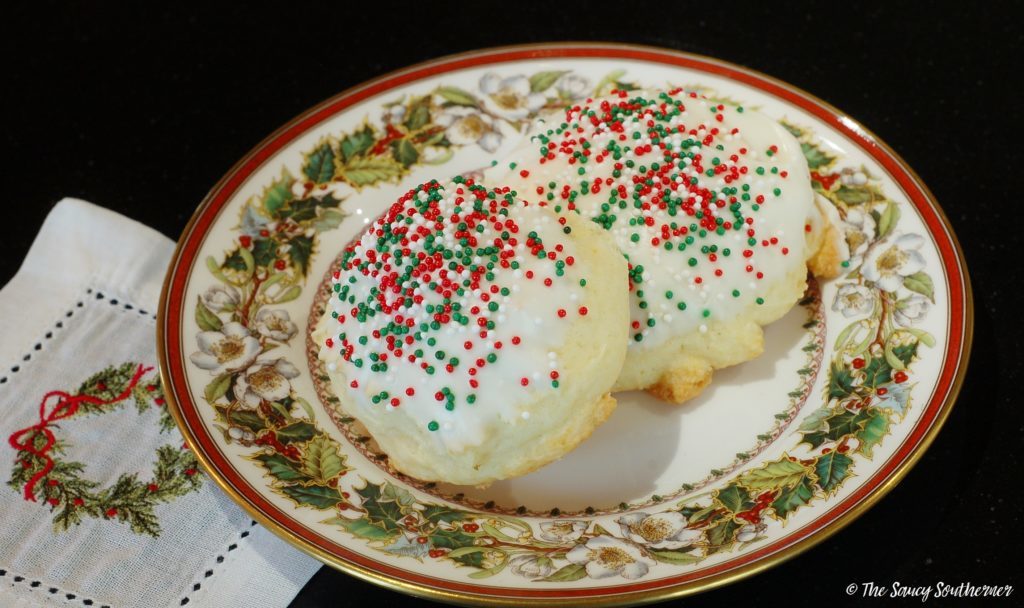 Italian Ricotta Christmas Cookies - The Saucy Southerner - December 2019 Recipe Round-Up - Now that the holiday season has finally arrived, it's time to celebrate with some of our favorite festive recipes. Whether you're looking for a holiday appetizer to take to your work Christmas party, a quick weeknight dinner to make before picking out a tree, or a cookie or two to leave out for Santa on Christmas Eve, we've totally got you covered.