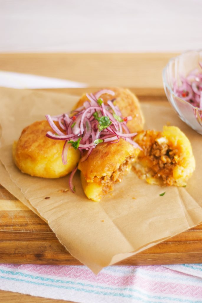 Peruvian Stuffed Potatoes (Papas Rellenas) - Cooking with Ewa - Welcome to Friday! Friday! Friday! Favorites! Each Friday we'll be sharing our favorite recipes of the week from other fabulous food bloggers, so make sure to visit and see what tasty over-the-top dishes we're most excited about.