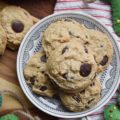 Crumbly Gluten-Free Chocolate Chip Cookies - Two ingredients give these gluten-free chocolate chip cookies their amazing crumbly texture; peanut butter and corn starch. And thanks to the healthy dose of chocolate chips in these crumbly cookies, I can pretty much promise, that once you have one, you're definitely going to want another. So, grab a glass of milk and a cookie or two, it's time to enjoy this sweet gluten-free treat.