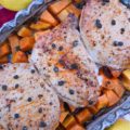 Pork Chops with Lemon Caper Butternut Squash - This one-pan meal is sure to be a hit with your family. The butternut squash is mixed with a lemon caper butter sauce and then lightly roasted before being topped with seasoned thick-cut pork chops and then cooked to perfection. Add some rice, pasta, or salad to this oven-baked dish, and you have the perfect weeknight meal.