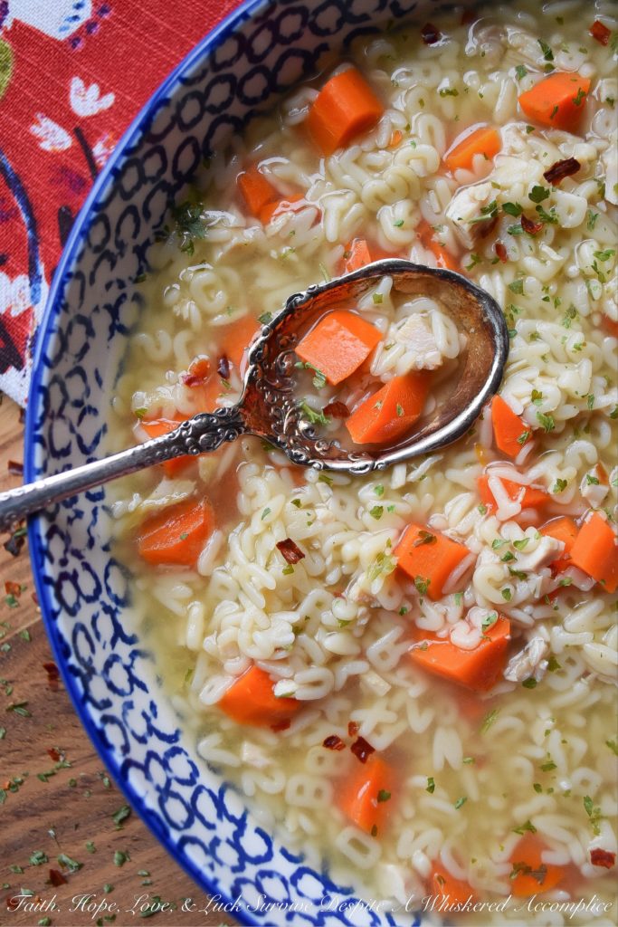Turkey Alphabet Soup with Carrots - The next time you have turkey, make sure to boil down the bones for broth or stock. Once you've done that, you can make a delicious one-pot turkey alphabet soup with the broth or stock. Add a few seasonings, spices, and carrots, and you'll have a pot of soup that's both comforting and flavorful.
