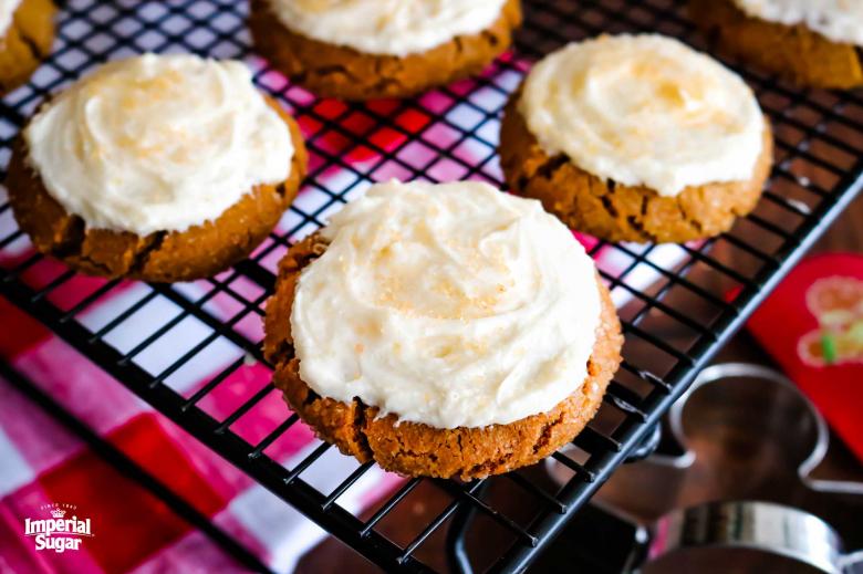 Gingerbread Cookies with Eggnog Frosting - Imperial Sugar - Welcome to Friday! Friday! Friday! Favorites! Each Friday we'll be sharing our favorite recipes of the week from other fabulous food bloggers, so make sure to visit and see what tasty over-the-top dishes we're most excited about.