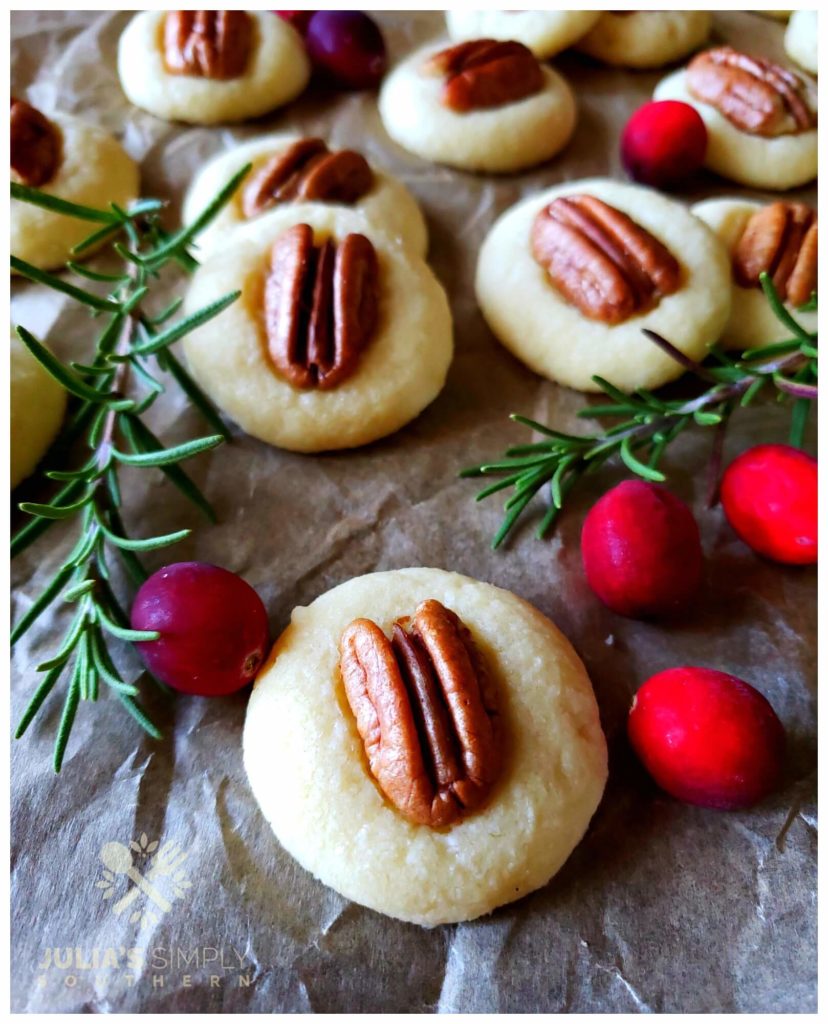 Shortbread Cookies with Pecans - Julia's Simply Southern - Welcome to Friday! Friday! Friday! Favorites! Each Friday we'll be sharing our favorite recipes of the week from other fabulous food bloggers, so make sure to visit and see what tasty over-the-top dishes we're most excited about.