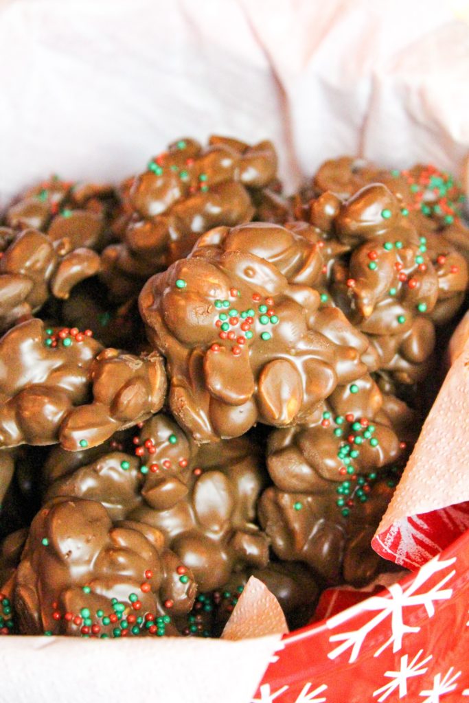 Slow Cooker Chocolate Peanut Candy - Cheese Curd in Paradise - Welcome to Friday! Friday! Friday! Favorites! Each Friday we'll be sharing our favorite recipes of the week from other fabulous food bloggers, so make sure to visit and see what tasty over-the-top dishes we're most excited about.