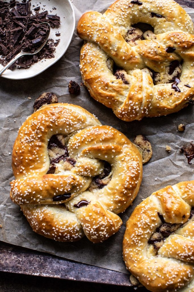 Chocolate Chip Cookie Stuffed Soft Pretzels - Half Baked Harvest - Welcome to Friday! Friday! Friday! Favorites! Each Friday we'll be sharing our favorite recipes of the week from other fabulous food bloggers, so make sure to visit and see what tasty over-the-top dishes we're most excited about.