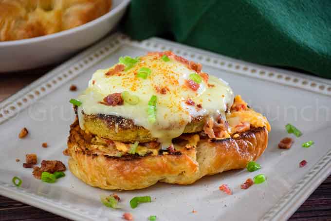Fried Green Tomato Eggs Benedict - Grumpy's Honeybunch - Welcome to Friday! Friday! Friday! Favorites! Each Friday we'll be sharing our favorite recipes of the week from other fabulous food bloggers, so make sure to visit and see what tasty over-the-top dishes we're most excited about.