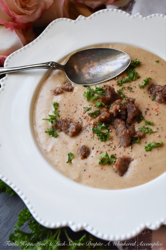 Breakfast for Dinner Hash Brown & Sausage Soup - Breakfast for dinner is a great way to switch up your normal routine on a busy weeknight. This creamy crockpot soup, made with refrigerated hash browns and browned maple sausage, has all of the flavors of breakfast but is perfectly satisfying for dinner. And, since it cooks in a slow cooker all day, you'll be able to get dinner on the table fast.