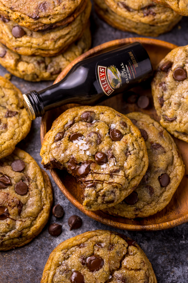 Bailey's Irish Cream Chocolate Chip Cookies - Baker by Nature - Welcome to Friday! Friday! Friday! Favorites! Each Friday we'll be sharing our favorite recipes of the week from other fabulous food bloggers, so make sure to visit and see what tasty over-the-top dishes we're most excited about.