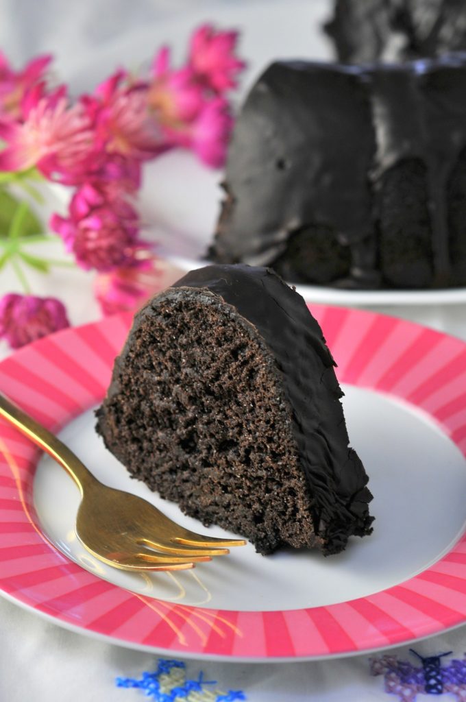 Black Chocolate Bundt Cake - Kiku Corner - Welcome to Friday! Friday! Friday! Favorites! Each Friday we'll be sharing our favorite recipes of the week from other fabulous food bloggers, so make sure to visit and see what tasty over-the-top dishes we're most excited about.