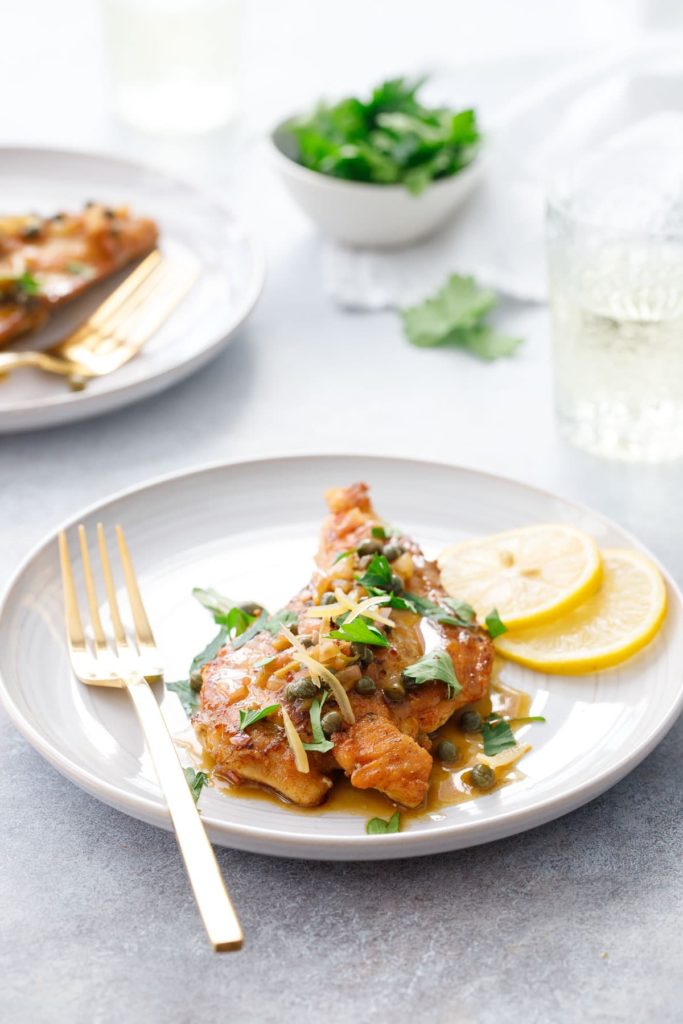 Chicken Piccata with Preserved Lemons - Love & Olive Oil - Welcome to Friday! Friday! Friday! Favorites! Each Friday we'll be sharing our favorite recipes of the week from other fabulous food bloggers, so make sure to visit and see what tasty over-the-top dishes we're most excited about.