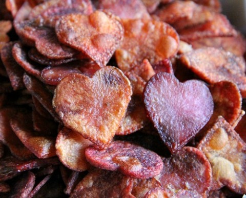 Heart-Shaped Potato Chips - Shockingly Delicious - Welcome to Friday! Friday! Friday! Favorites! Each Friday we'll be sharing our favorite recipes of the week from other fabulous food bloggers, so make sure to visit and see what tasty over-the-top dishes we're most excited about.