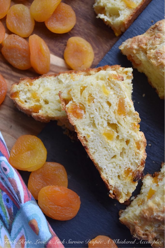 Buttery Apricot Buttermilk Soda Bread - This buttery apricot soda bread isn't just for St. Patrick's Day, it's a loaf of bread you can enjoy on any day of the year. And, I think that you'll find that soda bread is one of the easiest types of bread you will ever make, as well as one of the most delicious. Add in a generous dose of butter, dried apricots, and a little bit of buttermilk, and you've got a loaf of bread that definitely won't stick around long.