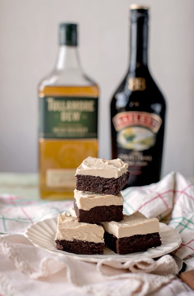 Boozy Irish Brownies with Irish Cream Whiskey Ganache - Vintage Kitty - Welcome to Friday! Friday! Friday! Favorites! Each Friday we'll be sharing our favorite recipes of the week from other fabulous food bloggers, so make sure to visit and see what tasty over-the-top dishes we're most excited about.