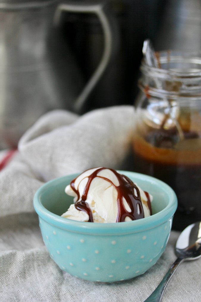 Coffee Caramel Sauce - Karen's Kitchen Stories - Welcome to Friday! Friday! Friday! Favorites! Each Friday we'll be sharing our favorite recipes of the week from other fabulous food bloggers, so make sure to visit and see what tasty over-the-top dishes we're most excited about.