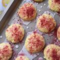 Lemon Raspberry Cake Mix Cookies - Never take a cake mix for granted. Not only are they easy to use, but you can make a myriad of other desserts with them, including these soft, moist, and lemony cake mix cookies. After being drizzled with a lemony glaze and dusted with dried raspberries, these delicious cookies are pretty much impossible to resist. Try them for yourself and see.