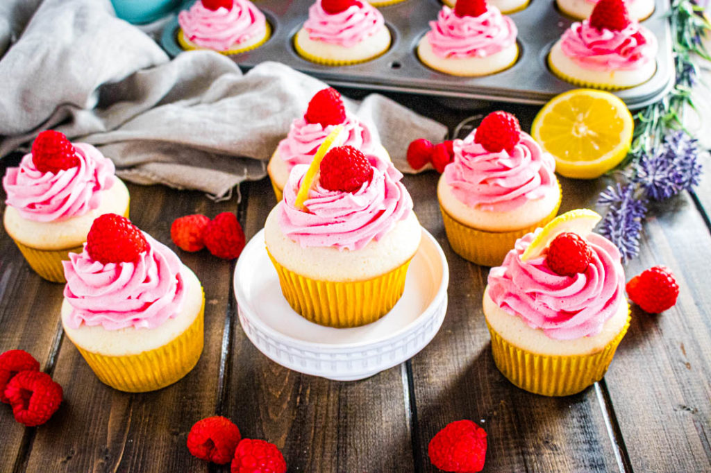 Lemon Cupcakes with Raspberry Buttercream - Sweet Beginnings - Welcome to Friday! Friday! Friday! Favorites! Each Friday we'll be sharing our favorite recipes of the week from other fabulous food bloggers, so make sure to visit and see what tasty over-the-top dishes we're most excited about.