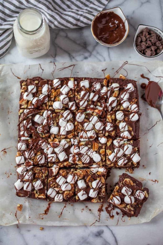 Mocha Mint Mississippi Mud Brownies - Strawberry Blondie Kitchen - Welcome to Friday! Friday! Friday! Favorites! Each Friday we'll be sharing our favorite recipes of the week from other fabulous food bloggers, so make sure to visit and see what tasty over-the-top dishes we're most excited about.