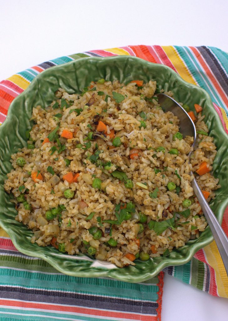 Vegetable Herb Rice - Palatable Pastime - Welcome to Friday! Friday! Friday! Favorites! Each Friday we'll be sharing our favorite recipes of the week from other fabulous food bloggers, so make sure to visit and see what tasty over-the-top dishes we're most excited about.
