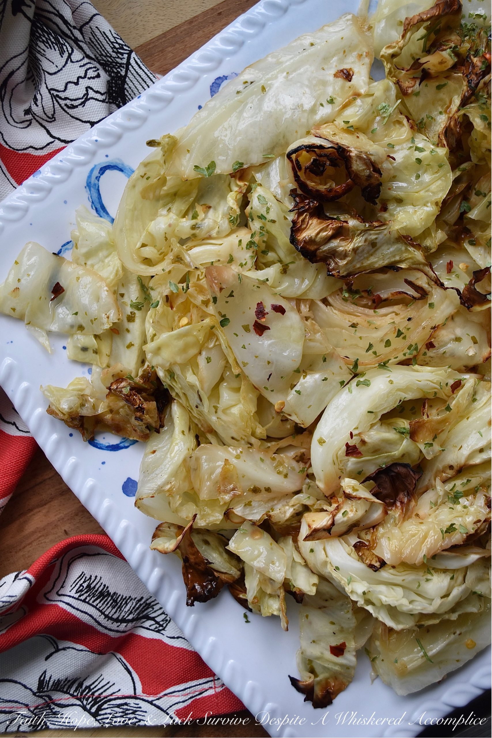 Zesty Oven-Roasted Cabbage
