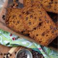 Chocolate Chip Pumpkin Bread Breakfast Loaf - Have you ever opened a can of pumpkin and found yourself not using the entire can in a recipe? What do you do with the leftover pumpkin? Make pumpkin bread, of course. A soft, moist, and sweet breakfast pumpkin bread loaf, studded with miniature semi-sweet chocolate chips. Add a banana and a cup of tea or coffee and breakfast is served.