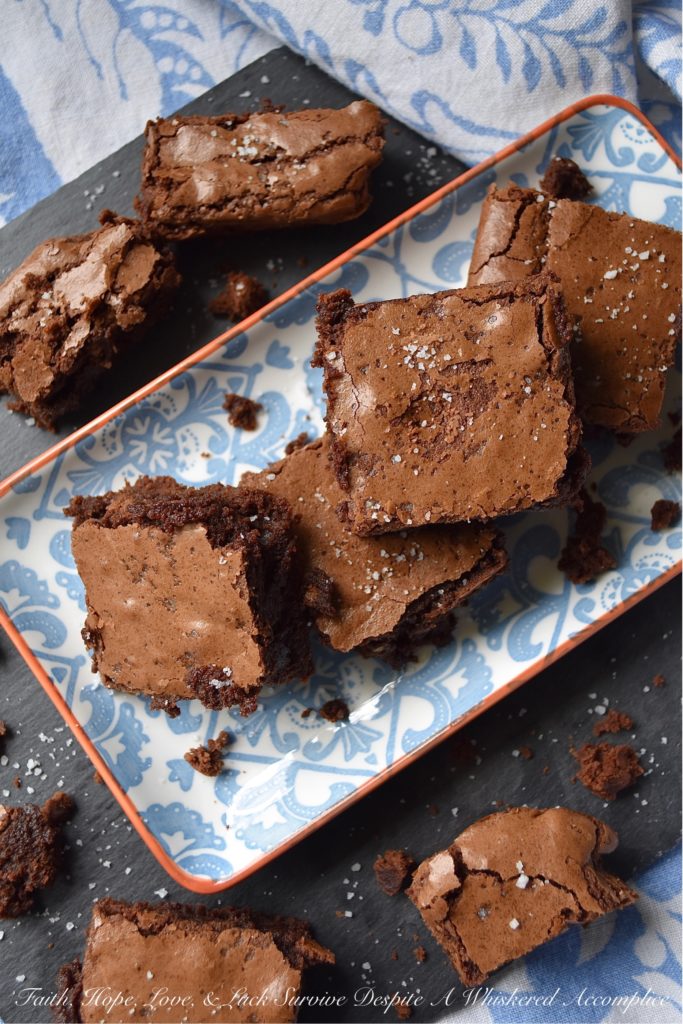 Dark Chocolate Salted Candy Bar Brownies - This may just be my new favorite brownie recipe. These brownies aren't overly sweet, have just the right hint of sea salt, and are both fudgy and cakey at the same time. Basically, these brownies are what you might call the most perfect brownies you could ever imagine. Give them a try and let me know if you agree.