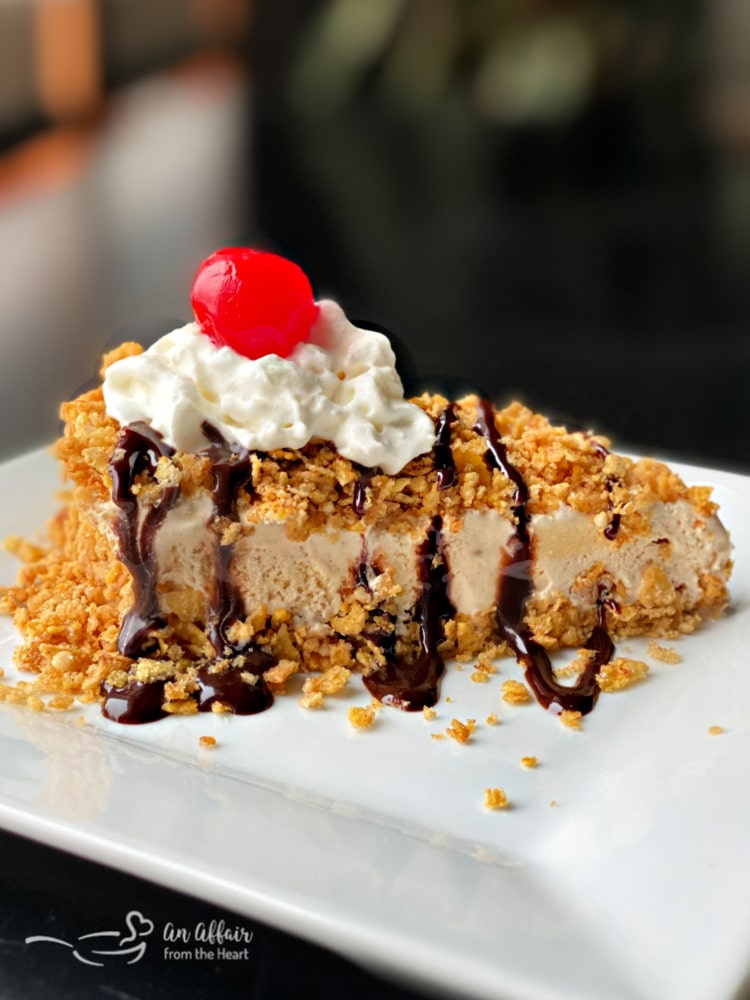 Fried Ice Cream Pie - An Affair from the Heart - Welcome to Friday! Friday! Friday! Favorites! Each Friday we'll be sharing our favorite recipes of the week from other fabulous food bloggers, so make sure to visit and see what tasty over-the-top dishes we're most excited about.