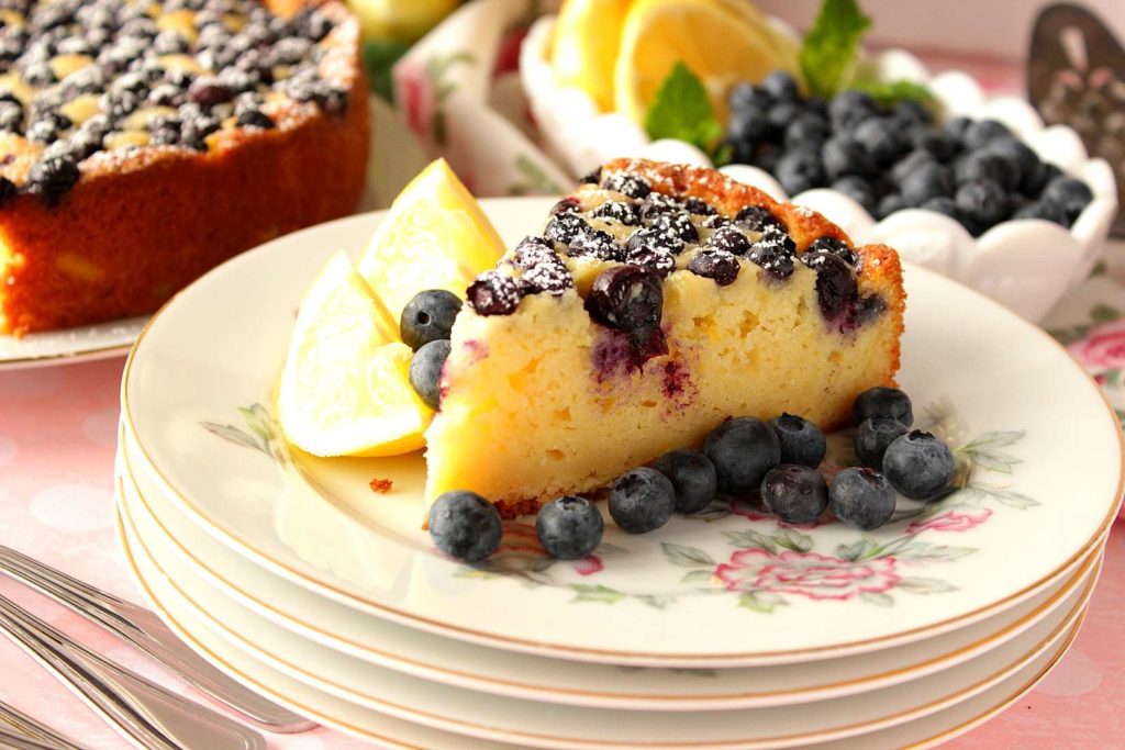 Lemon Ricotta Cake with Blueberries - Kudos Kitchen by Renée - Welcome to Friday! Friday! Friday! Favorites! Each Friday we'll be sharing our favorite recipes of the week from other fabulous food bloggers, so make sure to visit and see what tasty over-the-top dishes we're most excited about.