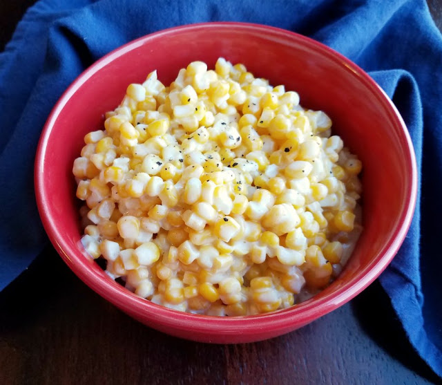 Slow Cooker Creamy Corn - Cooking with Carlee - Welcome to Friday! Friday! Friday! Favorites! Each Friday we'll be sharing our favorite recipes of the week from other fabulous food bloggers, so make sure to visit and see what tasty over-the-top dishes we're most excited about.